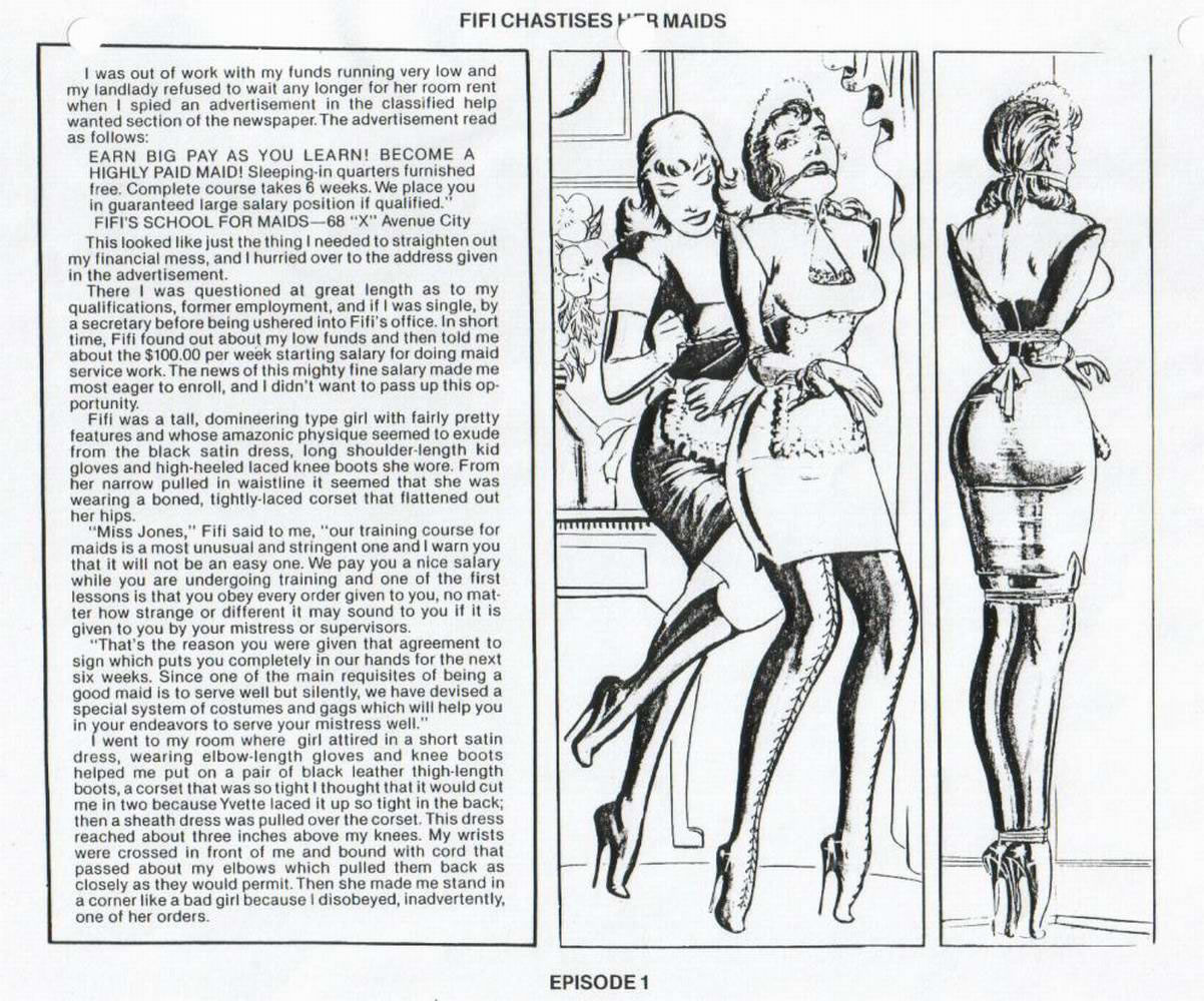 Eric Stanton - Fifi Chastises her Maids page 3 full