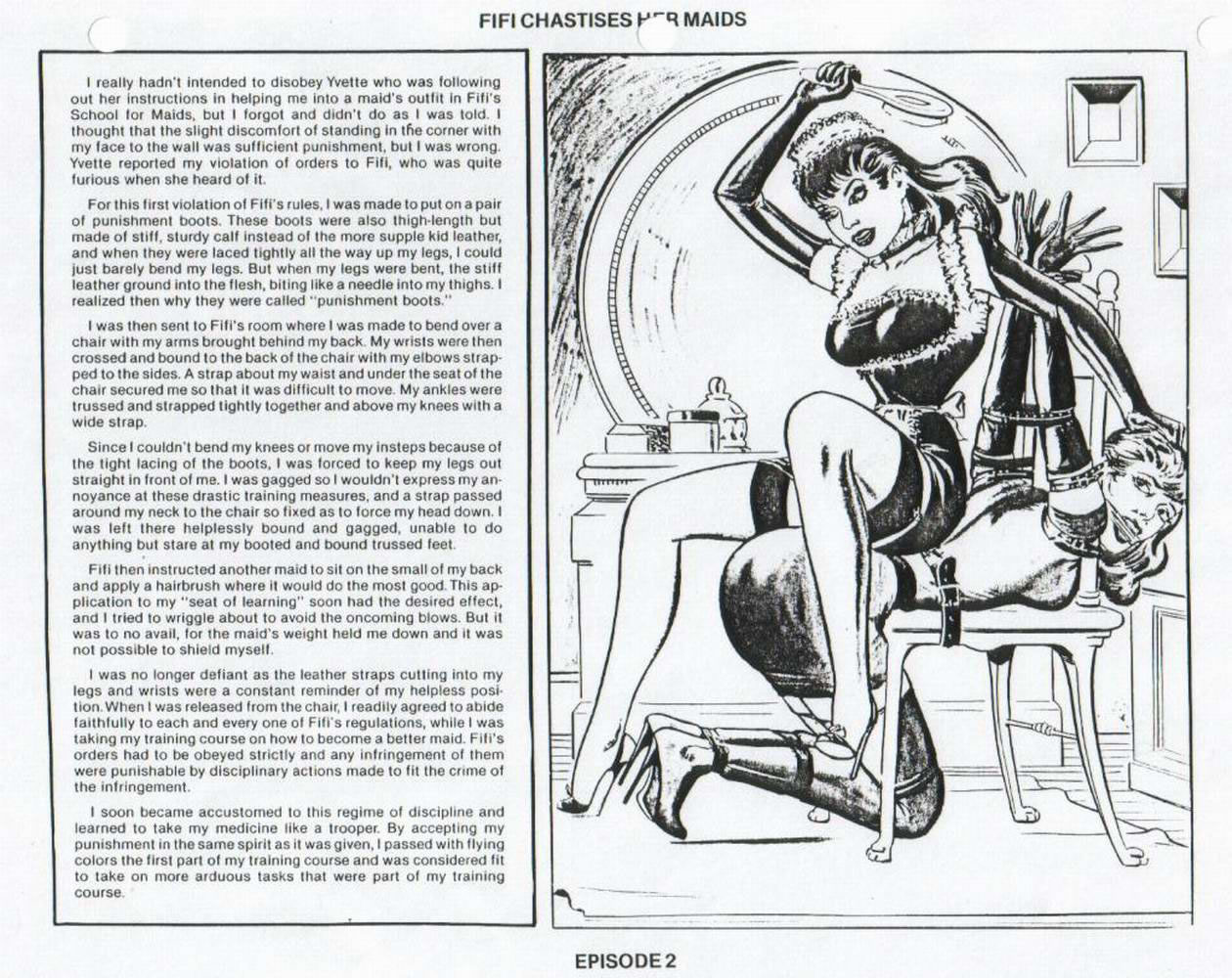 Eric Stanton - Fifi Chastises her Maids page 4 full