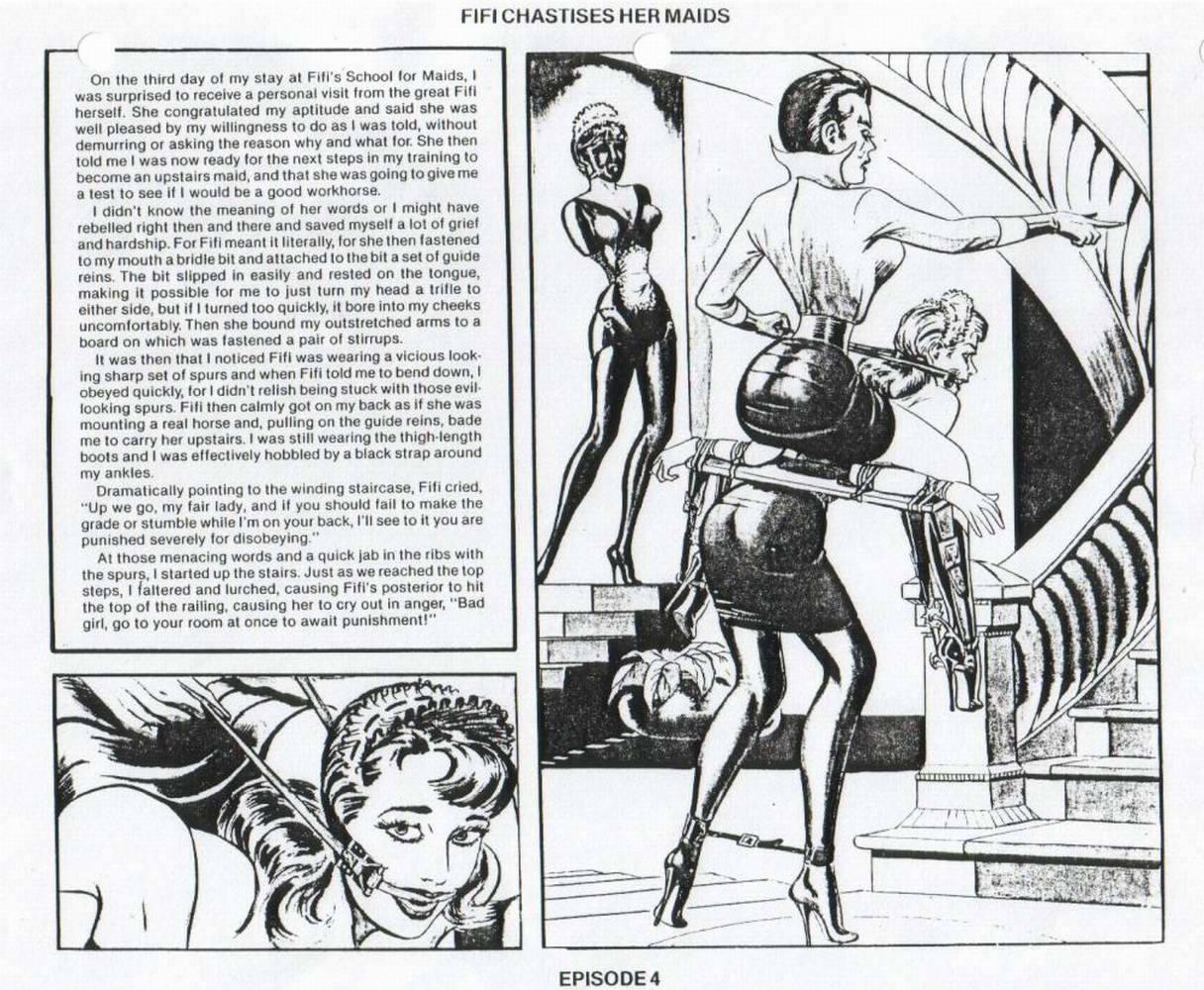 Eric Stanton - Fifi Chastises her Maids page 6 full