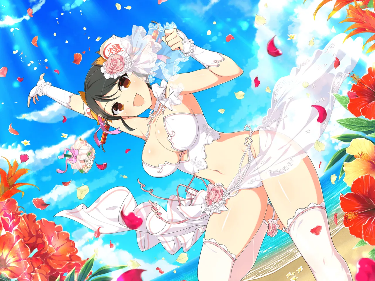 Senran Kagura wedding dress recopilation page 5 full