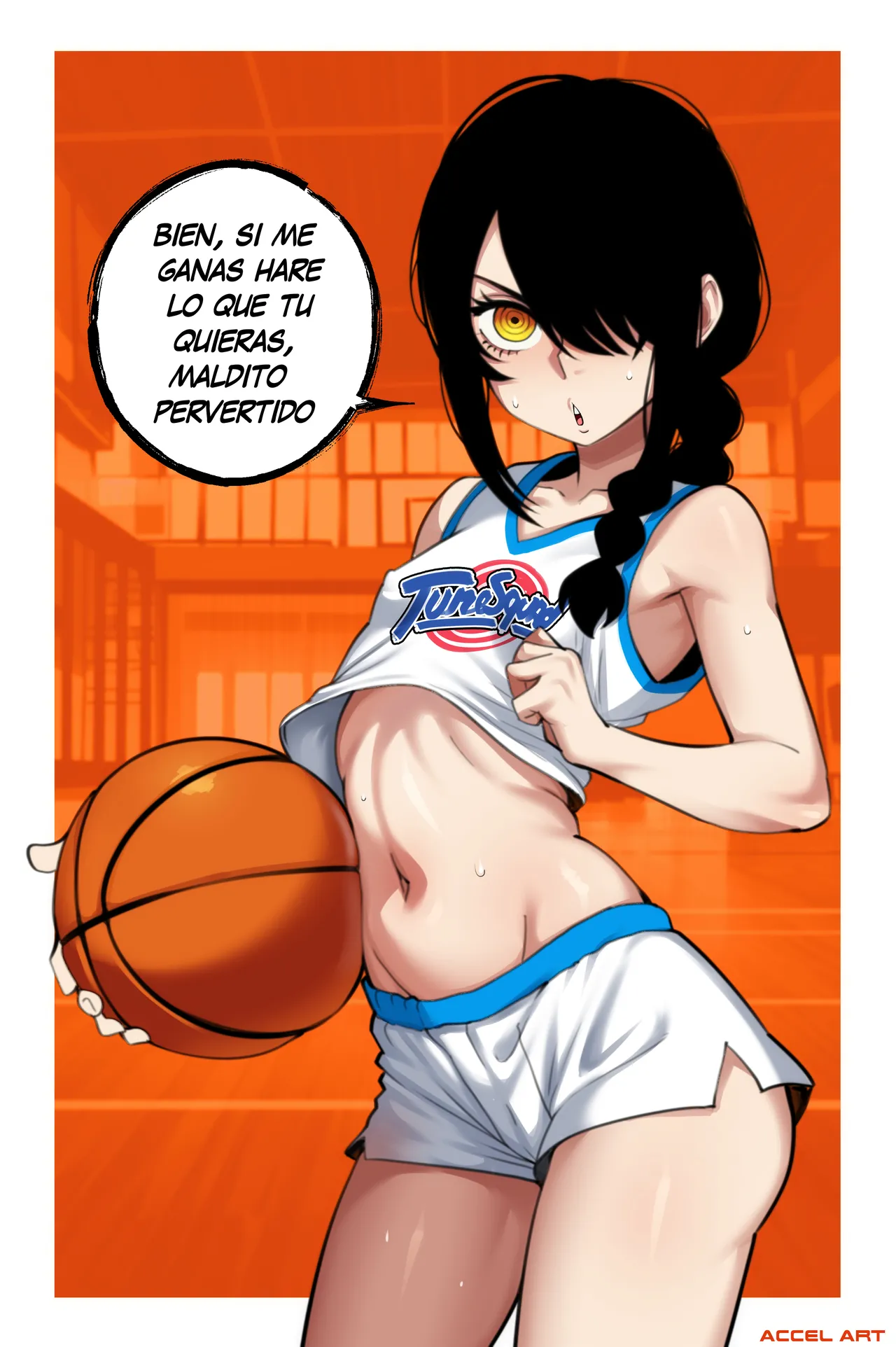 Chainsaw game comic - Accelart page 1 full