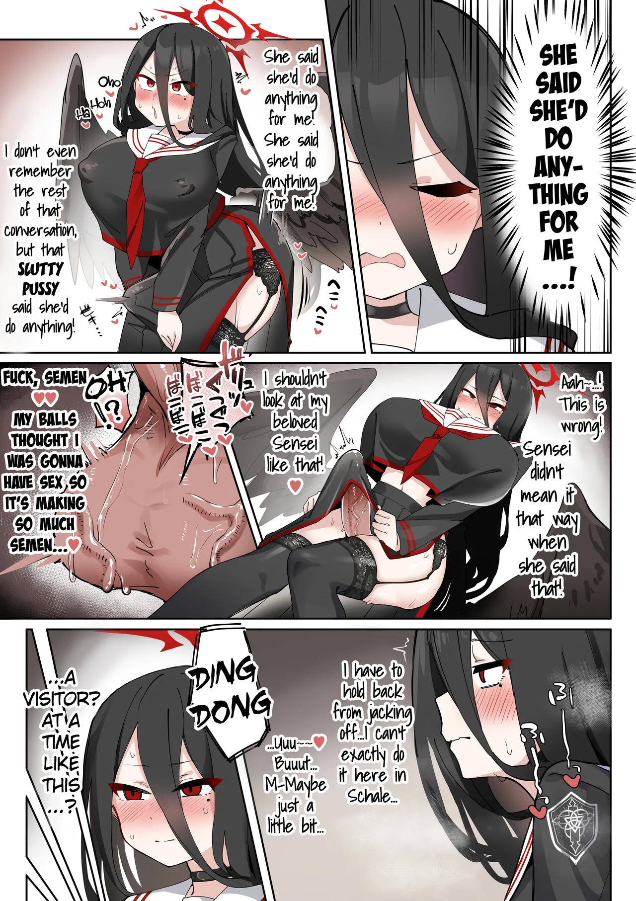 Futanari Hasumi-san vs Muttsuri Maso Mesu Ako-chan Manga page 10 full