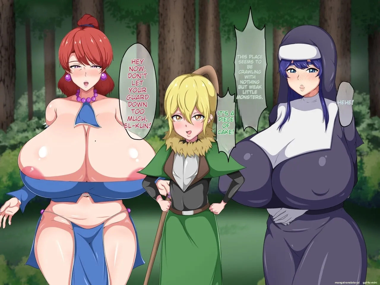 Haiboku! Kyonyuu Oyako Party page 4 full