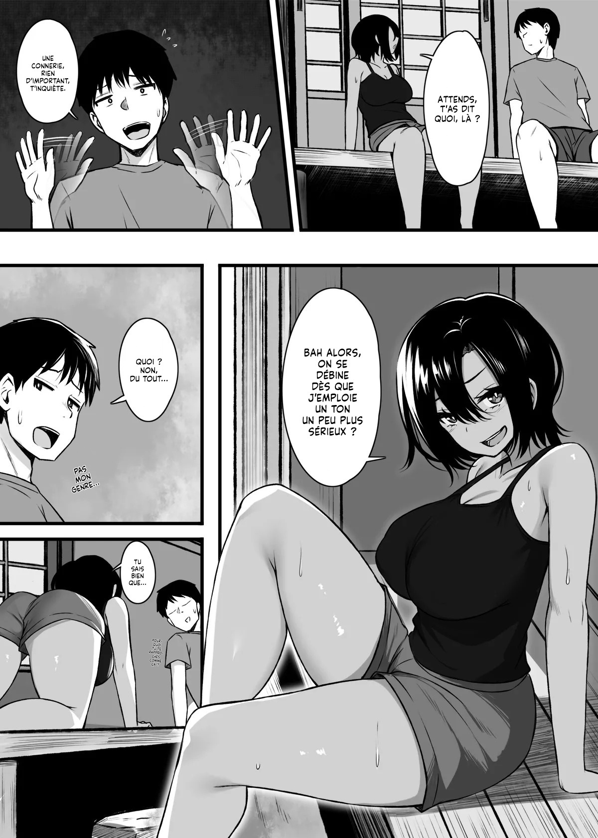Makezu Girai na Osananajimi to H Shoubu suru Hanashi | Une Histoire sur une Amie d'Enfance Compétitive et un jeu Sexuel page 5 full