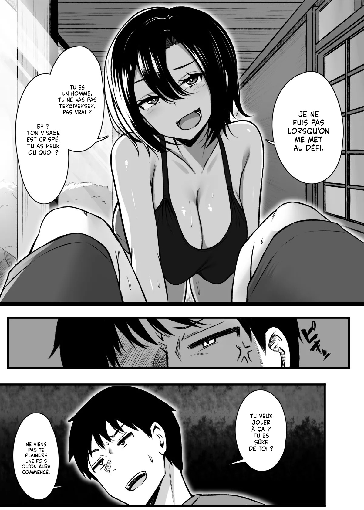 Makezu Girai na Osananajimi to H Shoubu suru Hanashi | Une Histoire sur une Amie d'Enfance Compétitive et un jeu Sexuel page 6 full