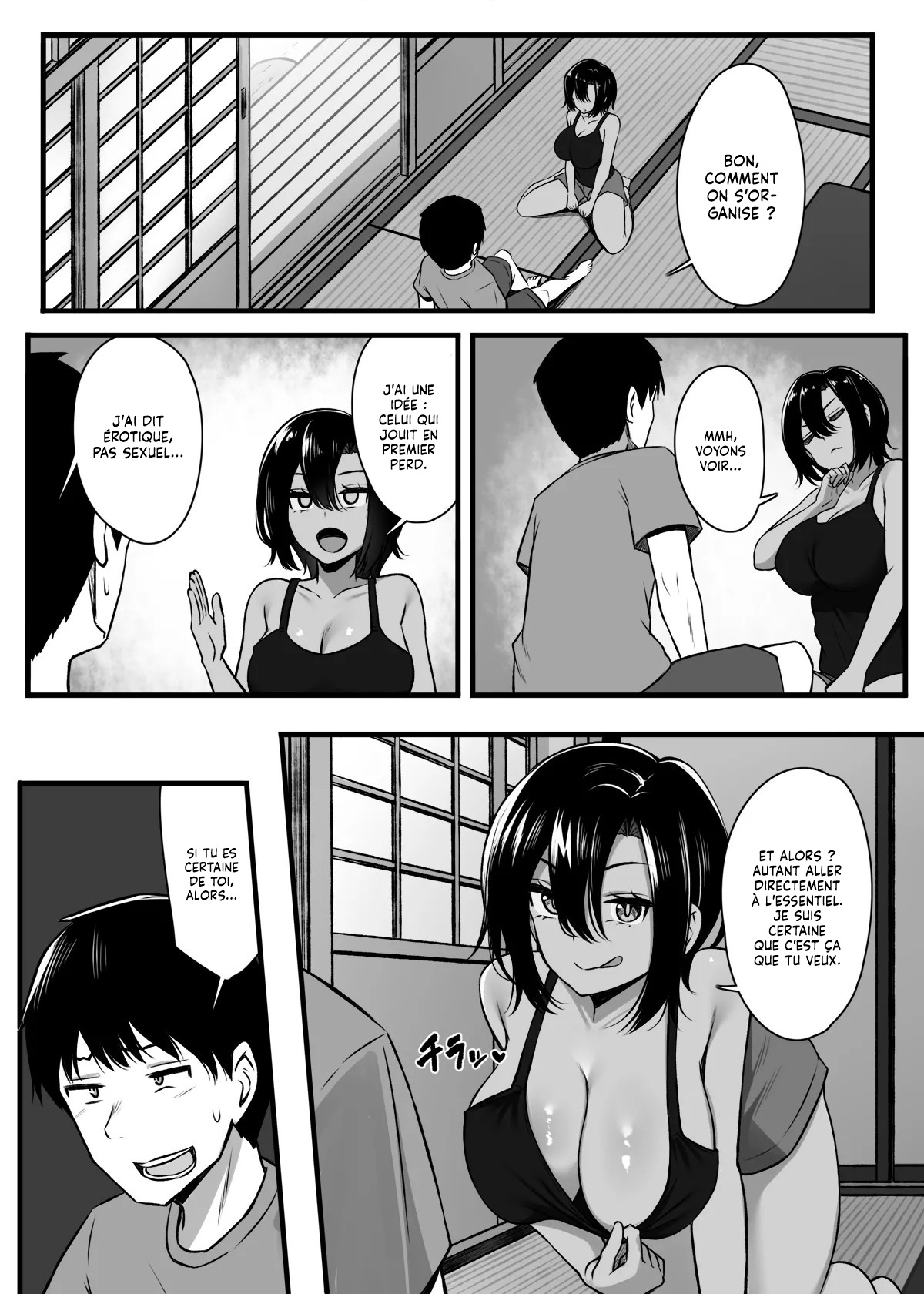 Makezu Girai na Osananajimi to H Shoubu suru Hanashi | Une Histoire sur une Amie d'Enfance Compétitive et un jeu Sexuel page 7 full