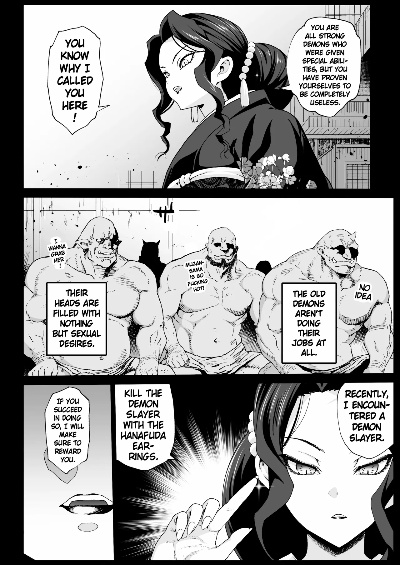 RAPE OF DEMON SLAYER 4 | Making a Mess of Lady Muzan-sama page 5 full