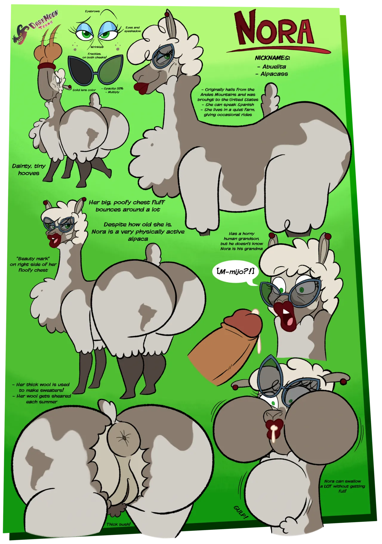Nora the Gilfpaca page 1 full