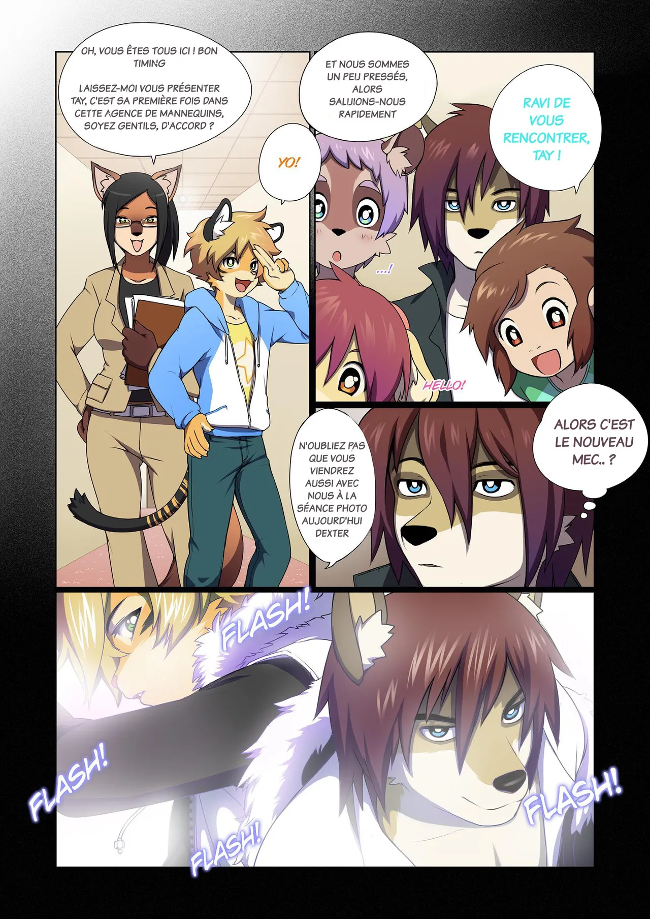 Behind the Scenes, No Pain No Gain, page 3 full