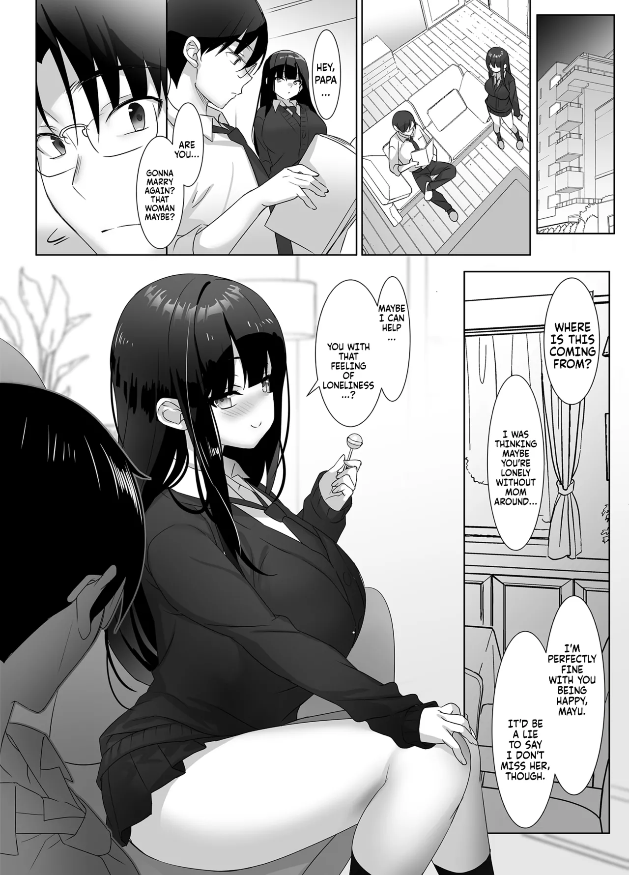 Kyonyuu JK ga Honki o Dashitara, Papa wa Mou Nigerarenai | Once a big tittied High-School Girl goes all out,  her Daddy can't escape! page 5 full