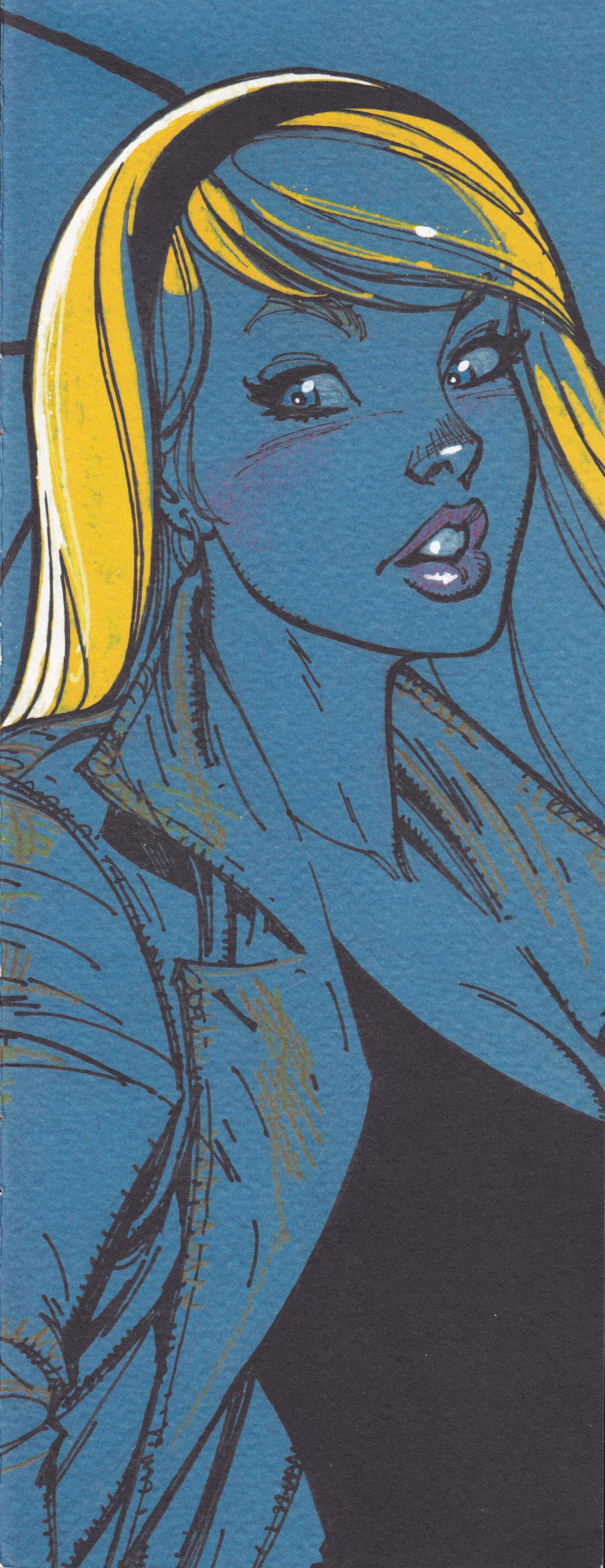 Tall Sketchbook page 3 full