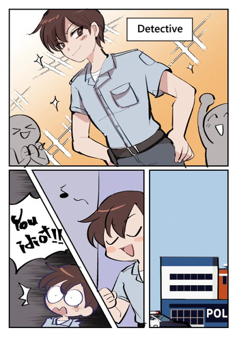 Become a police beauty / 化身美女交警 cover