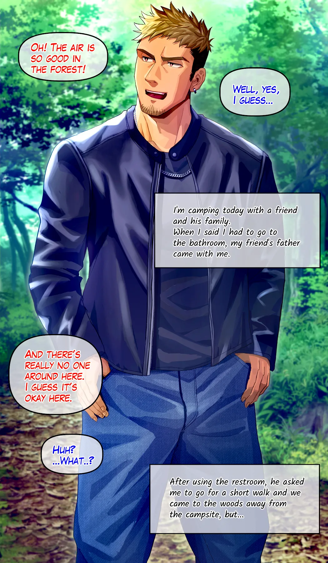 一緒にキャンプに来た友達のお〇さんとみんなに隠れてこっそりイチャラブ子作り page 9 full