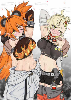 クレタ＆パイパー・ダブル腋コキ