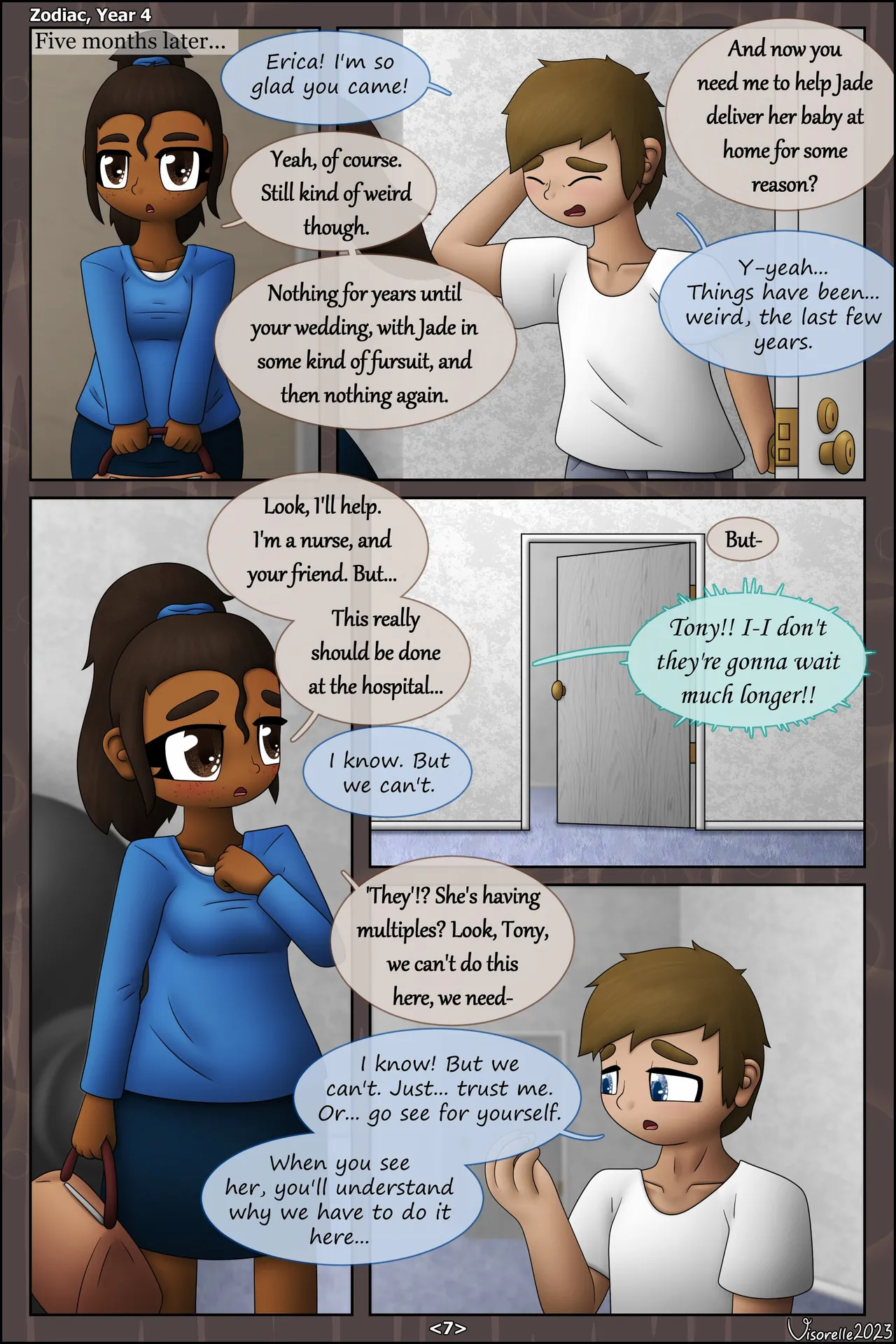 Zodiac, Year 4 page 7 full