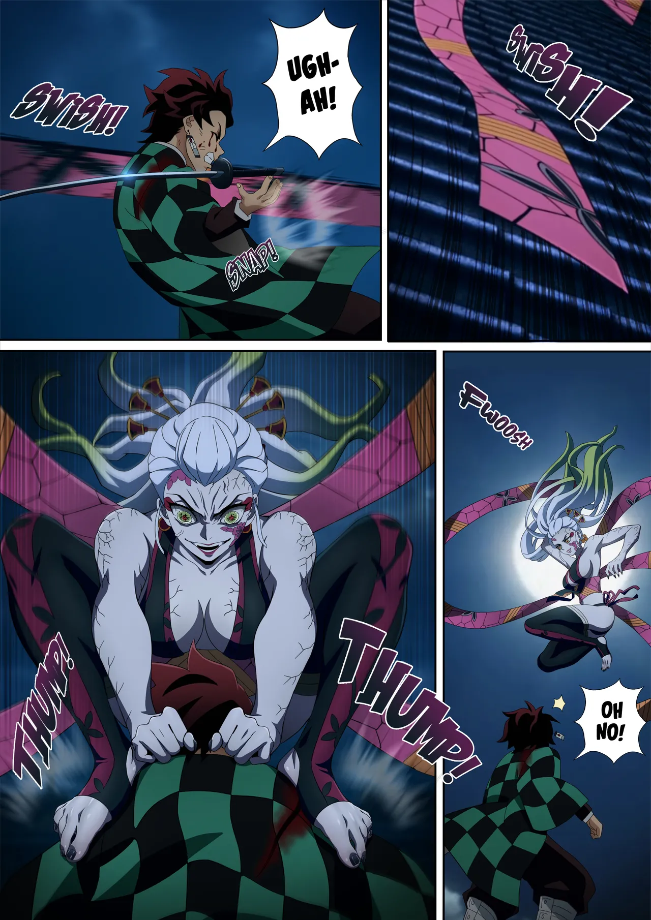 Daki’s Blood Demon Art：Trample （Part 1+Part 2 page 8 full