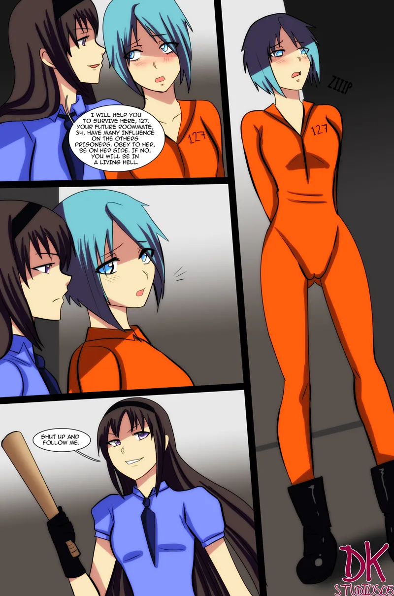 Sayaka jail Comic page 4 full