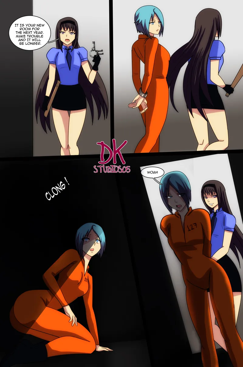Sayaka jail Comic page 5 full