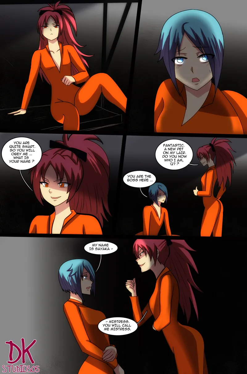 Sayaka jail Comic page 6 full