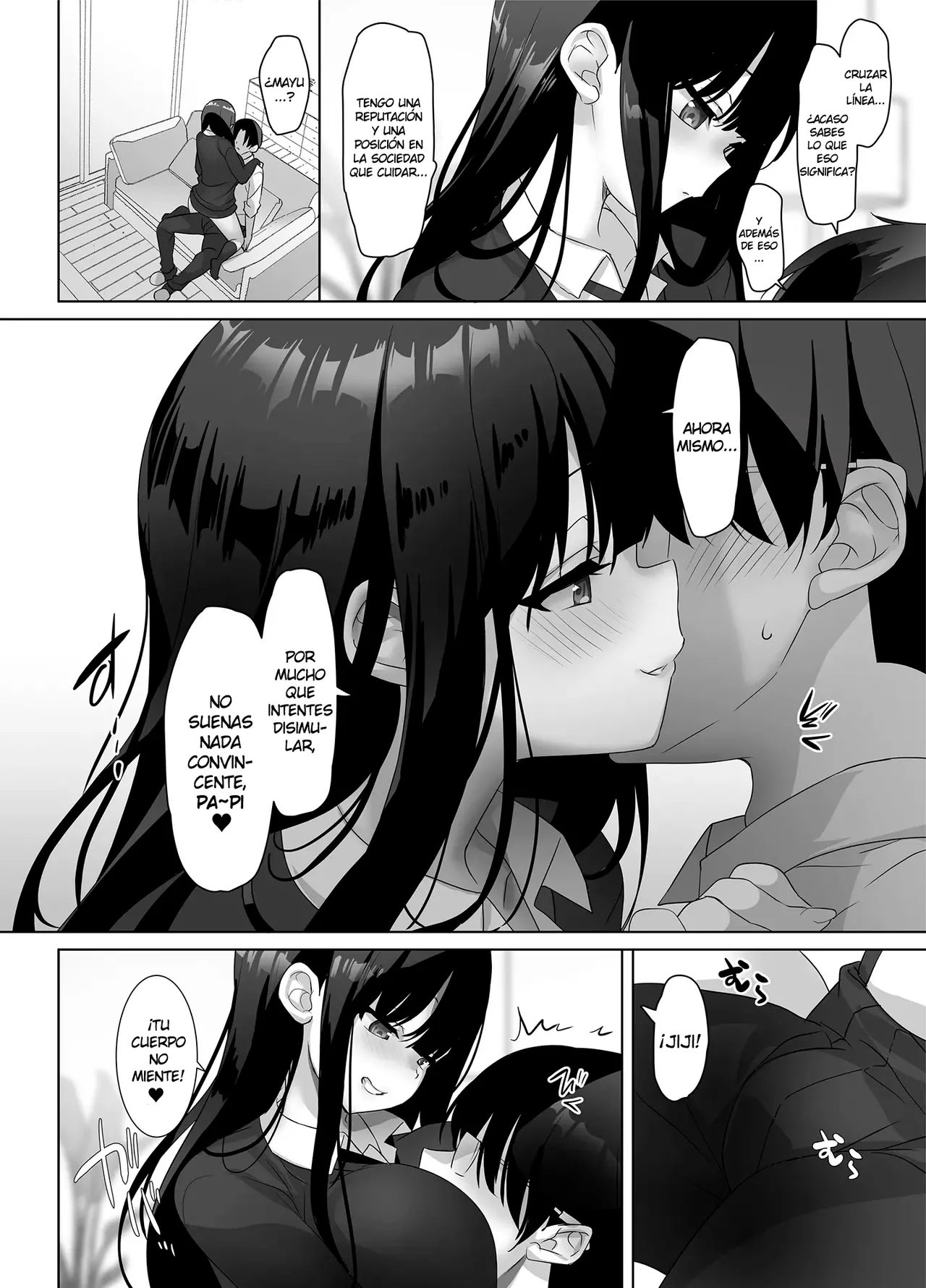 Kyonyuu JK ga Honki o Dashitara, Papa wa Mou Nigerarenai｜Cuando Una Tetona Chica De Preparatoria Se Lo Propone, Ni Su Papi  Puede Escapar page 8 full