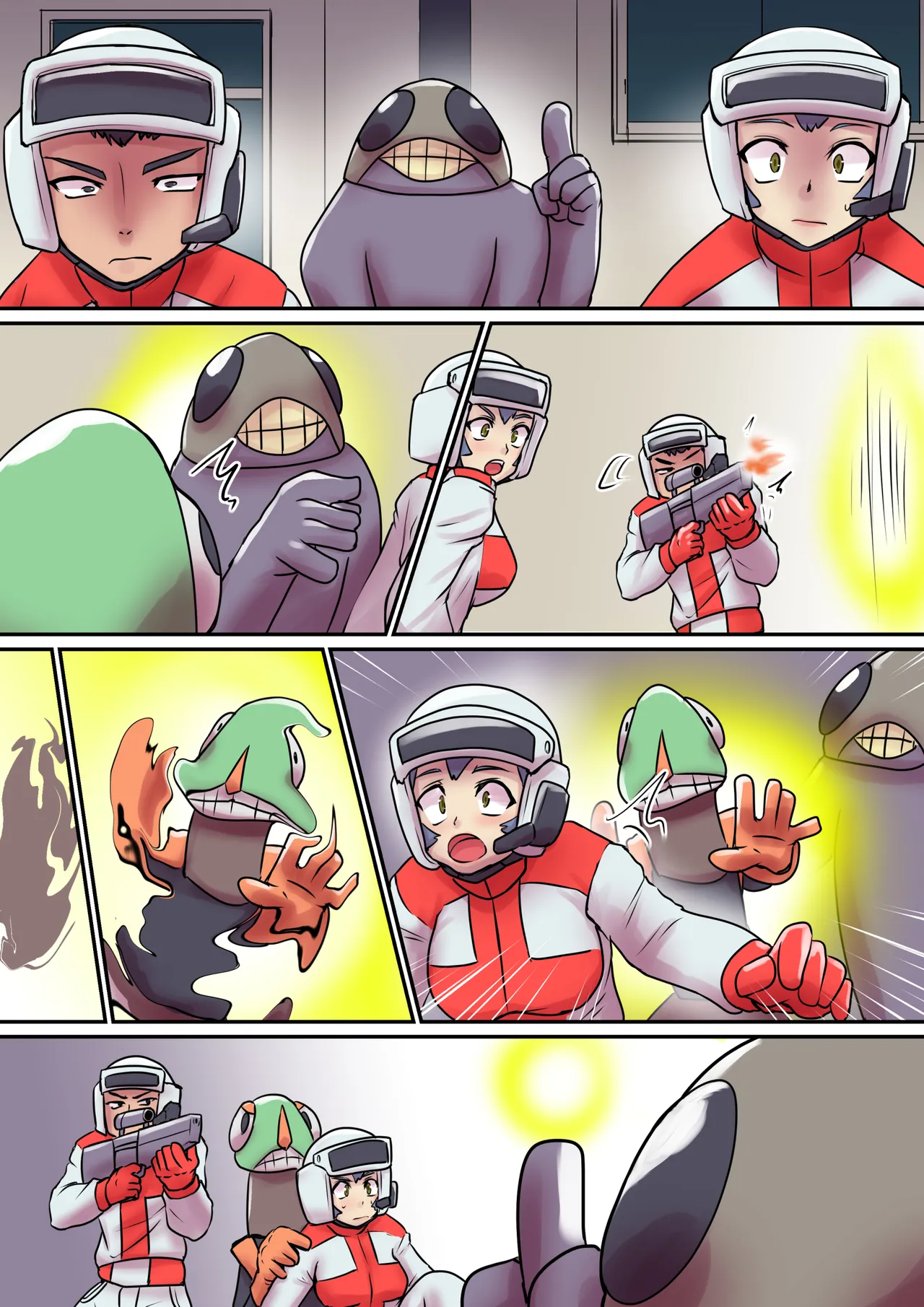 Tokusatsu Heroine Series - Rusty Comet Ch. 6  ontex page 4 full