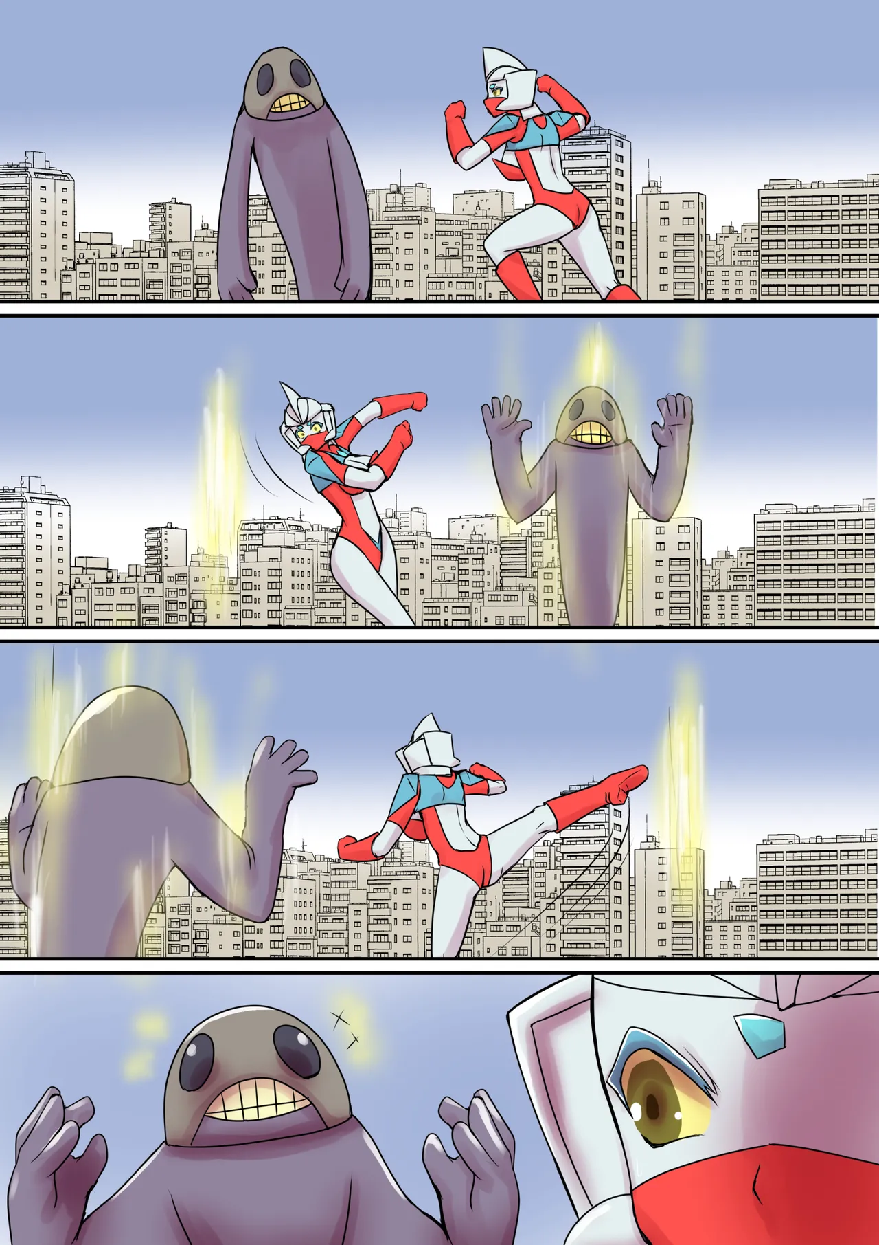 Tokusatsu Heroine Series - Rusty Comet Ch. 6  ontex page 9 full