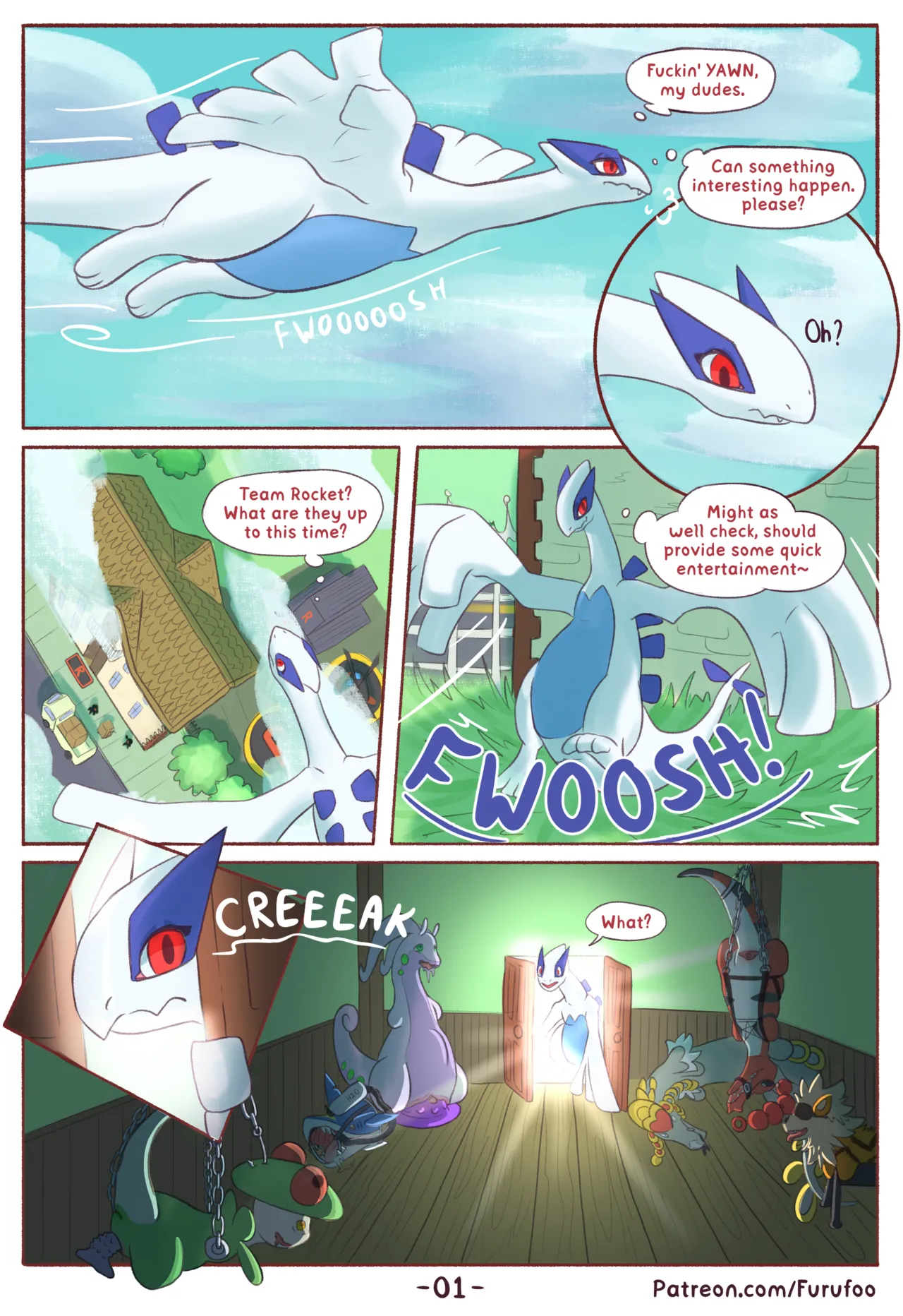 Lugia's Contact page 1 full
