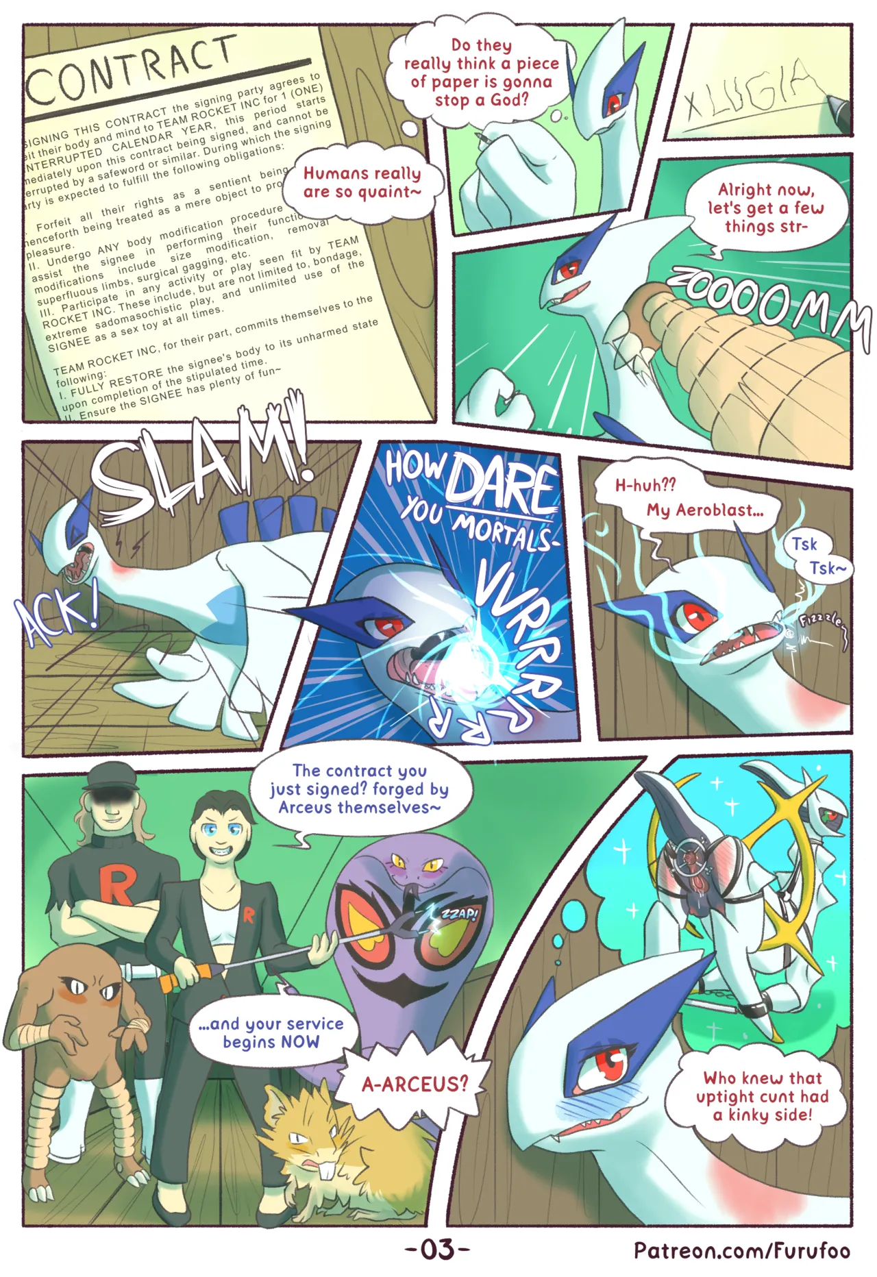 Lugia's Contact page 3 full