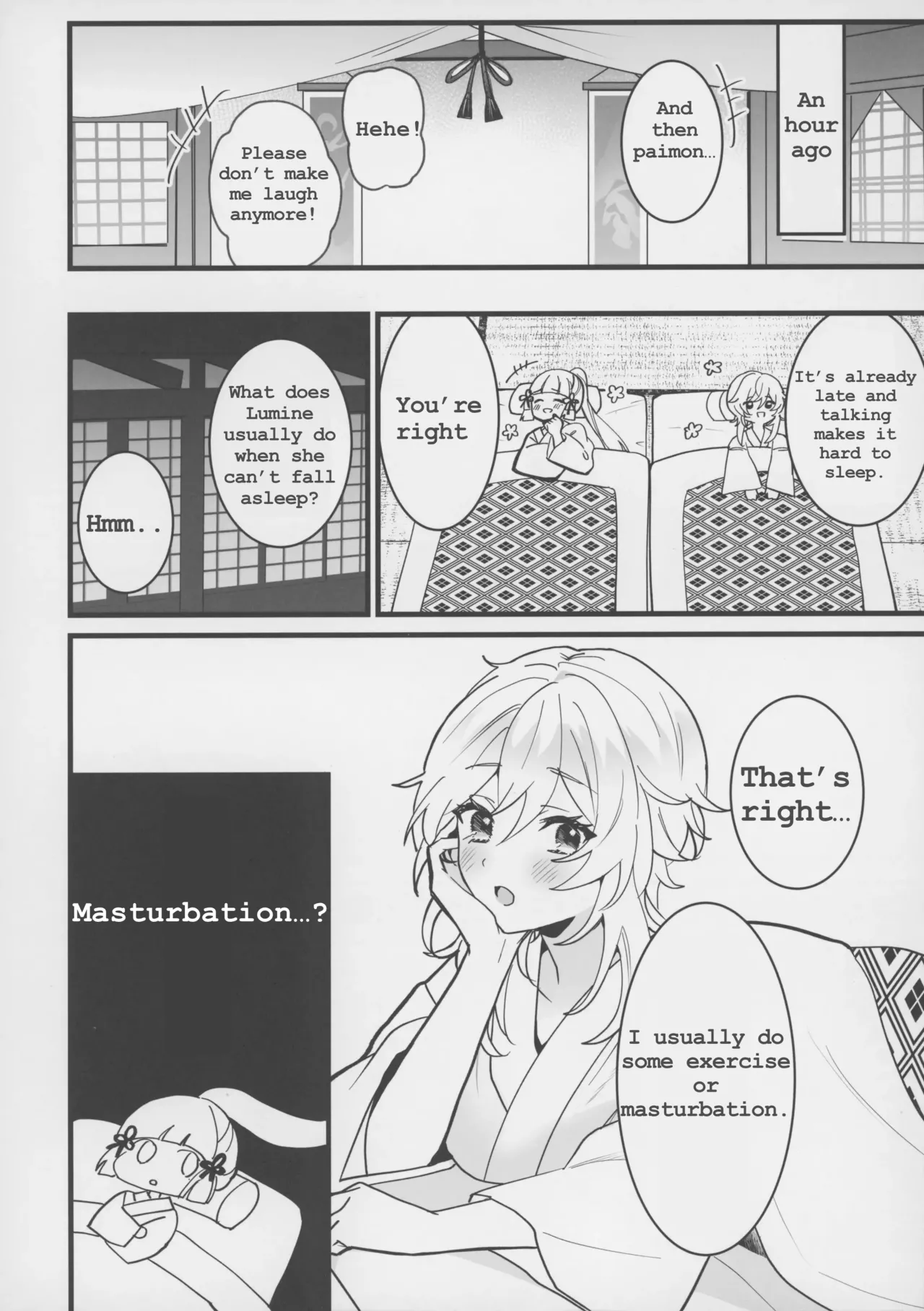 Hotaru ga Ayaka ni Onanie Oshiete Thoma ga Makikomareru Hon | Lumine teaches Ayaka how to masturbate, and Thoma gets involved page 5 full