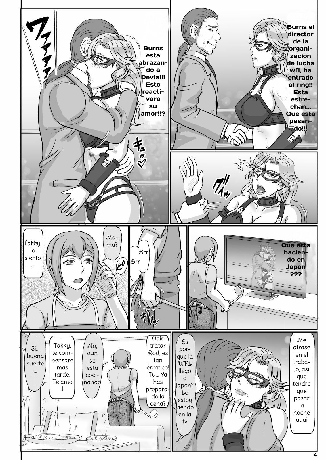 Mama wa Russian Half no Akuyaku Wrestler 2 - H Mizugi de Dokidoki Hen｜Mamá es una luchadora villana mitad rusa 2 - Edición emocionante con traje de baño H page 3 full
