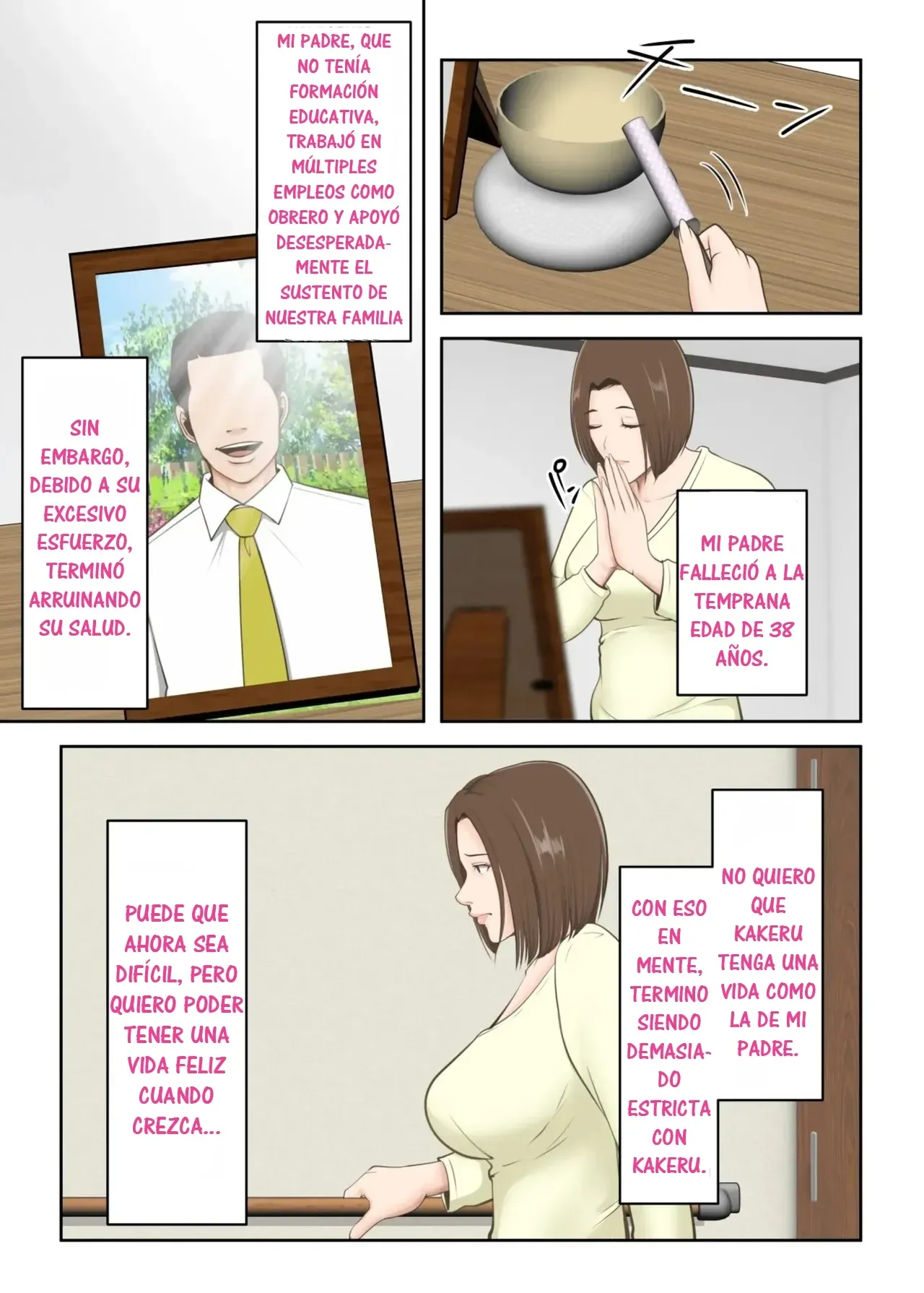 Oni no Kyouiku Mama ga Musuko to Amaama SEX Suru made｜Hasta que la Mamá Demonio de la Educación Tenga Sexo Dulce con Su Hijo page 6 full