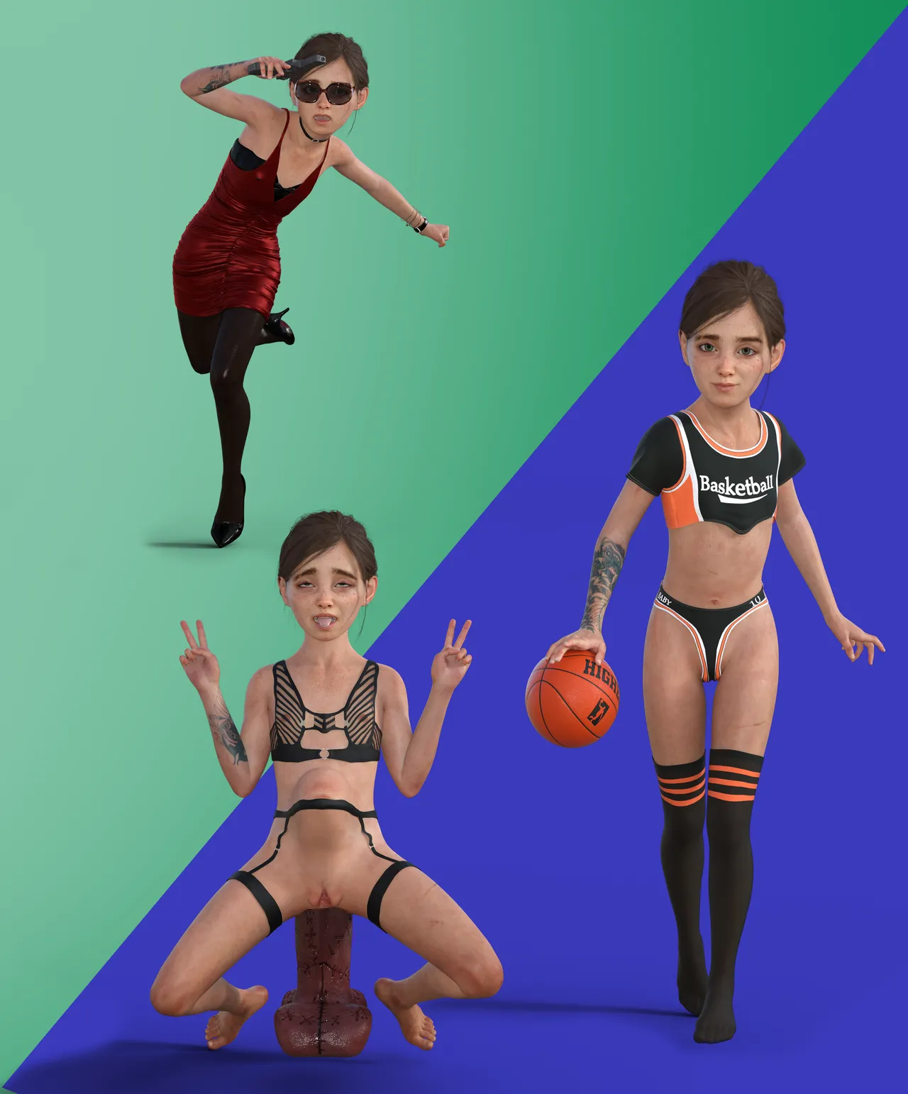 Ellie - Halloween Fantasy page 1 full