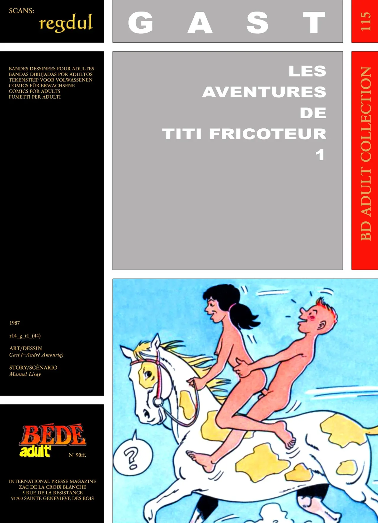 Gast  &amp; Manuel Lizay  - Les aventures de Titi Fricoteur #1 page 1 full