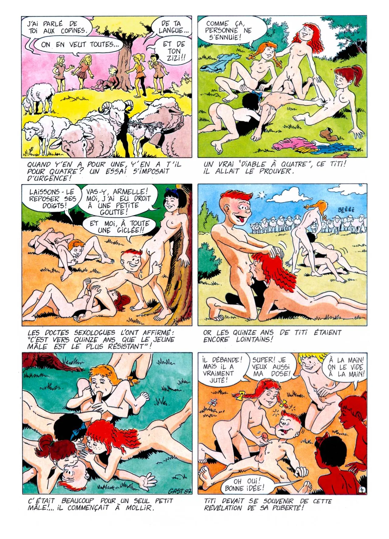 Gast  &amp; Manuel Lizay  - Les aventures de Titi Fricoteur #1 page 5 full