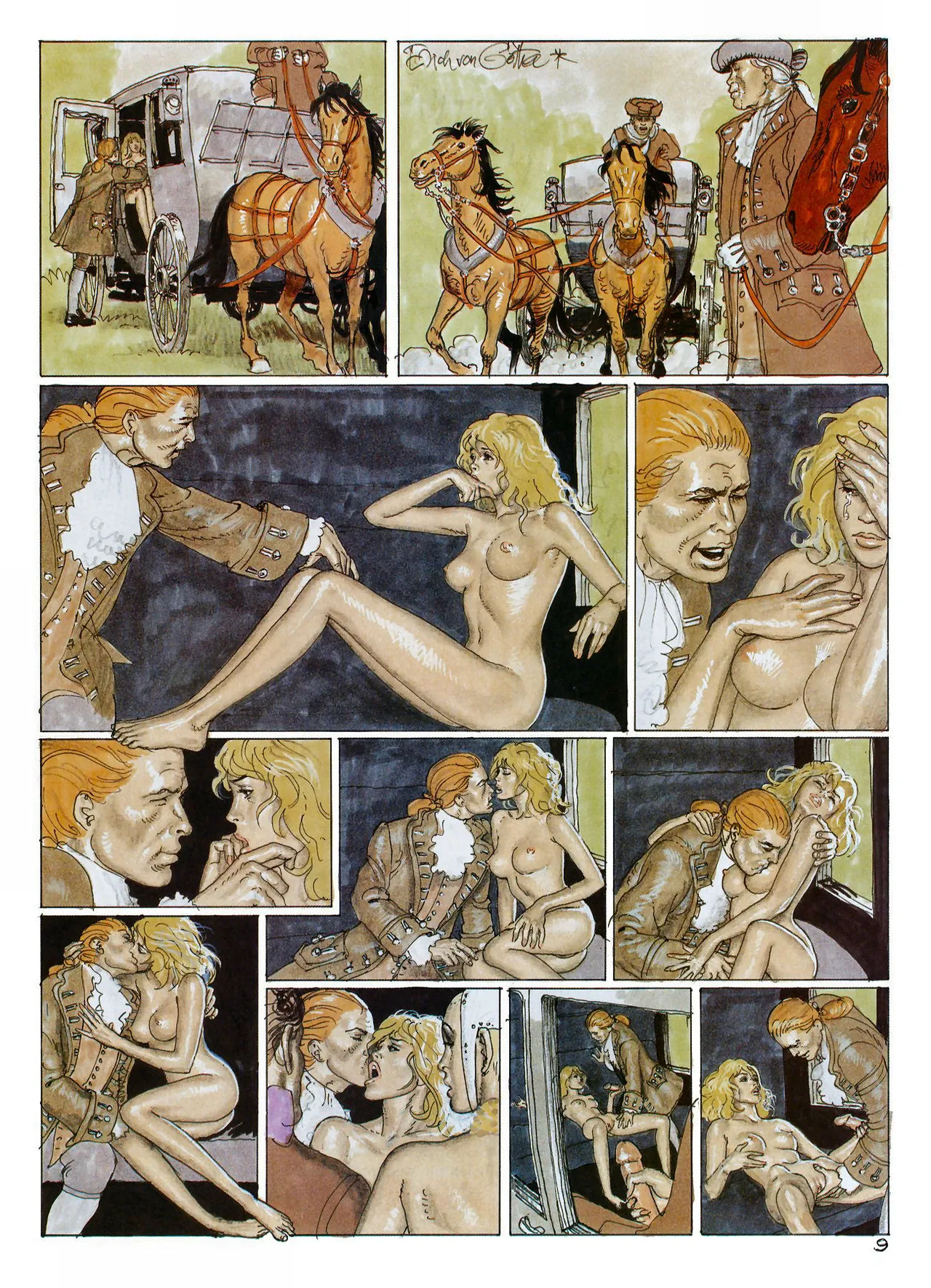 Erich von Götha  - La Rève de Cêcile page 10 full