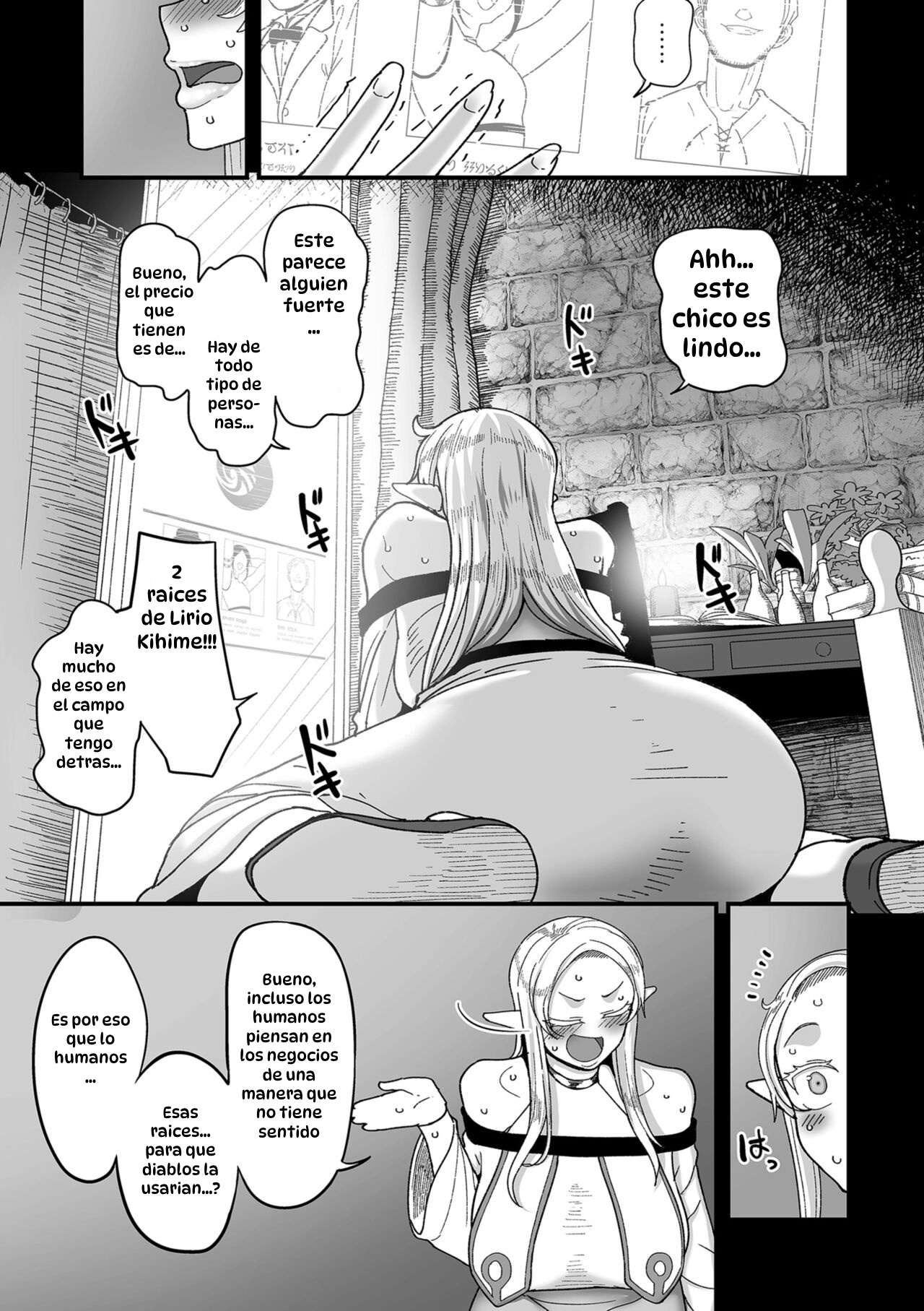 Genkai Jukujo Elf Senyou! Danshou Delivery Service!! 1｜¡¡Servicios Sexuales a Domicilio a Elfas Insatisfechas!! Capítulo 1 page 7 full