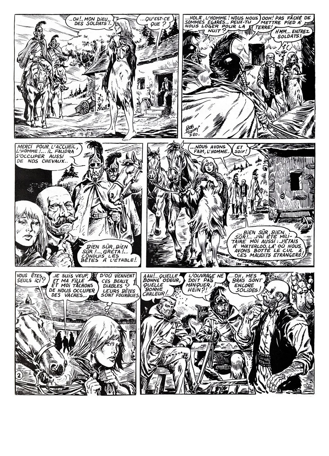 Bob Leguay &amp; Patrick Morin - Les aventures de Duke White #1 : Vers le nouveau monde page 3 full