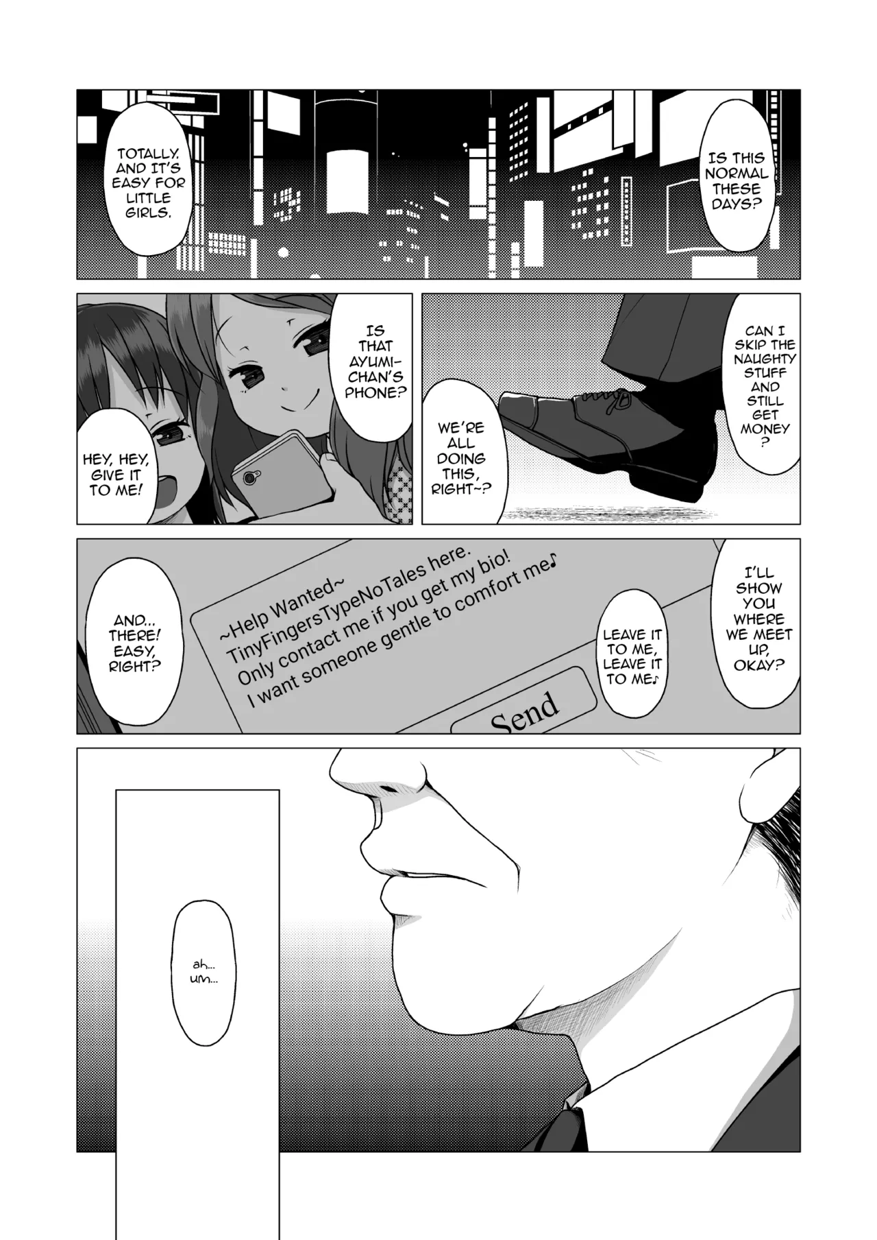 The Timid and Homely Elementary School Girl Can't Refuse Compensated Dating. page 2 full