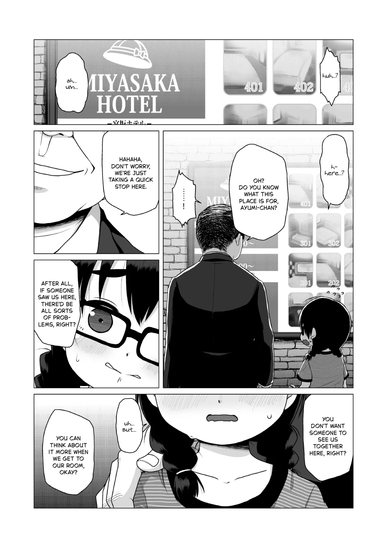 The Timid and Homely Elementary School Girl Can't Refuse Compensated Dating. page 6 full