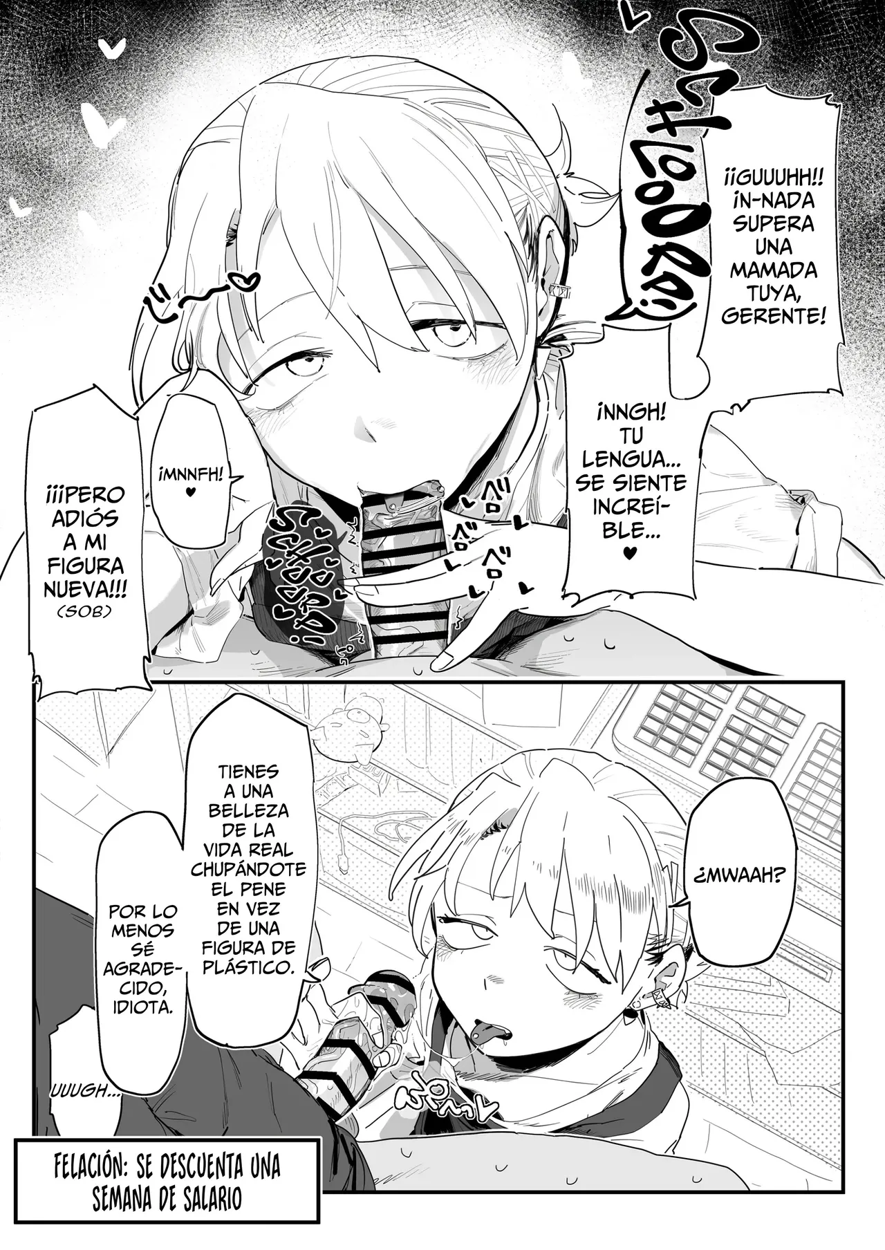 Tenchou ga Ecchi na Koto to Hikikae ni Kyuryou o Kezuri ni Kuru!! | ¡¡¡Mi Gerente Descuenta mi Salario a Cambio de Favores Sexuales!!! page 8 full