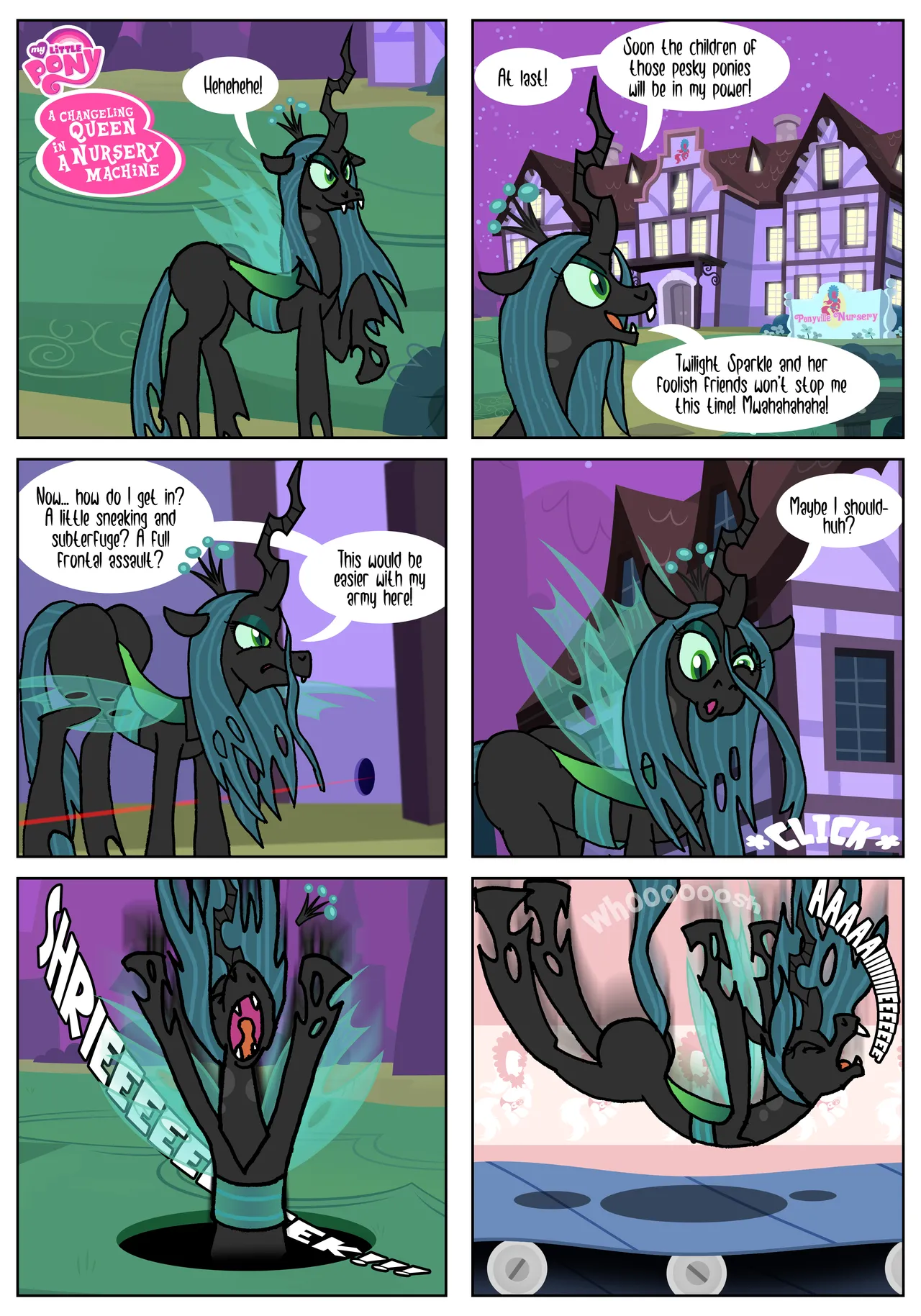 A Changeling Queen in a Nursery Machine page 1 full
