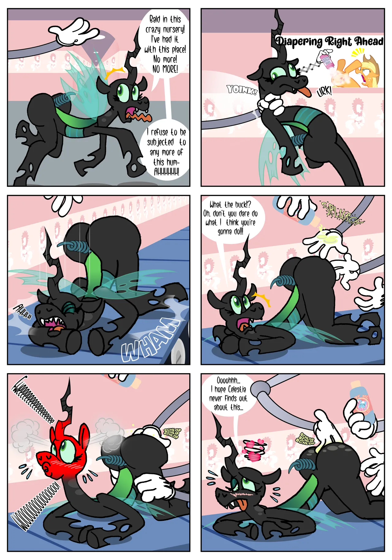 A Changeling Queen in a Nursery Machine page 6 full