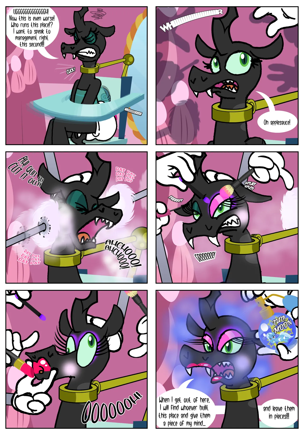 A Changeling Queen in a Nursery Machine page 9 full