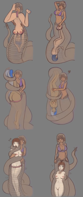 Mira Co Rescue - Rattlesnake Lamia Game Over and Battle Sprites cover