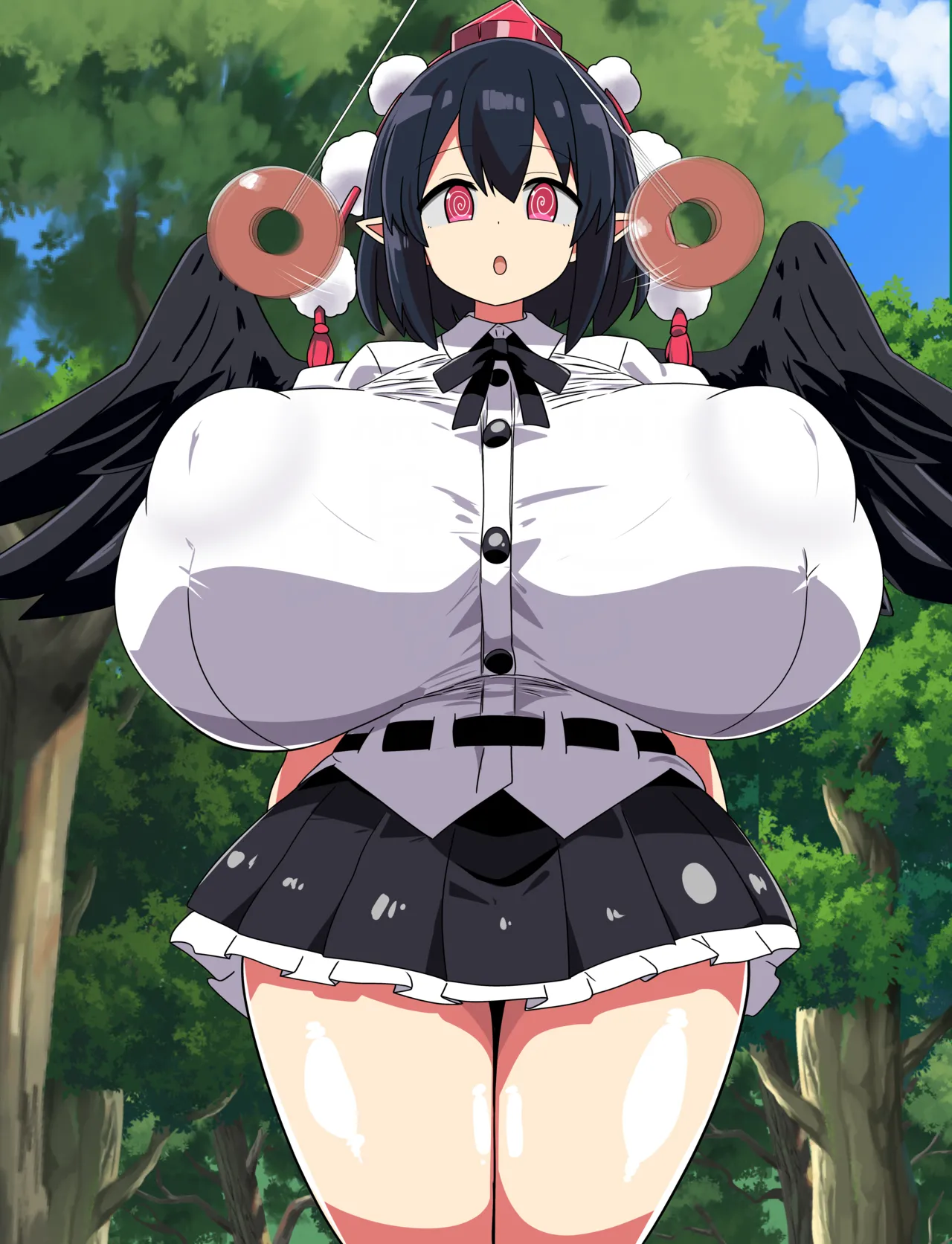 射命丸文 催●野外放尿 page 2 full