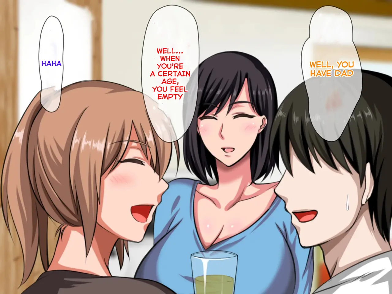 Her mother can't refuse and ends up betraying her daughter ~ Because my husband is getting older, and if he tells me he loves me that much, I'll just...~ page 3 full