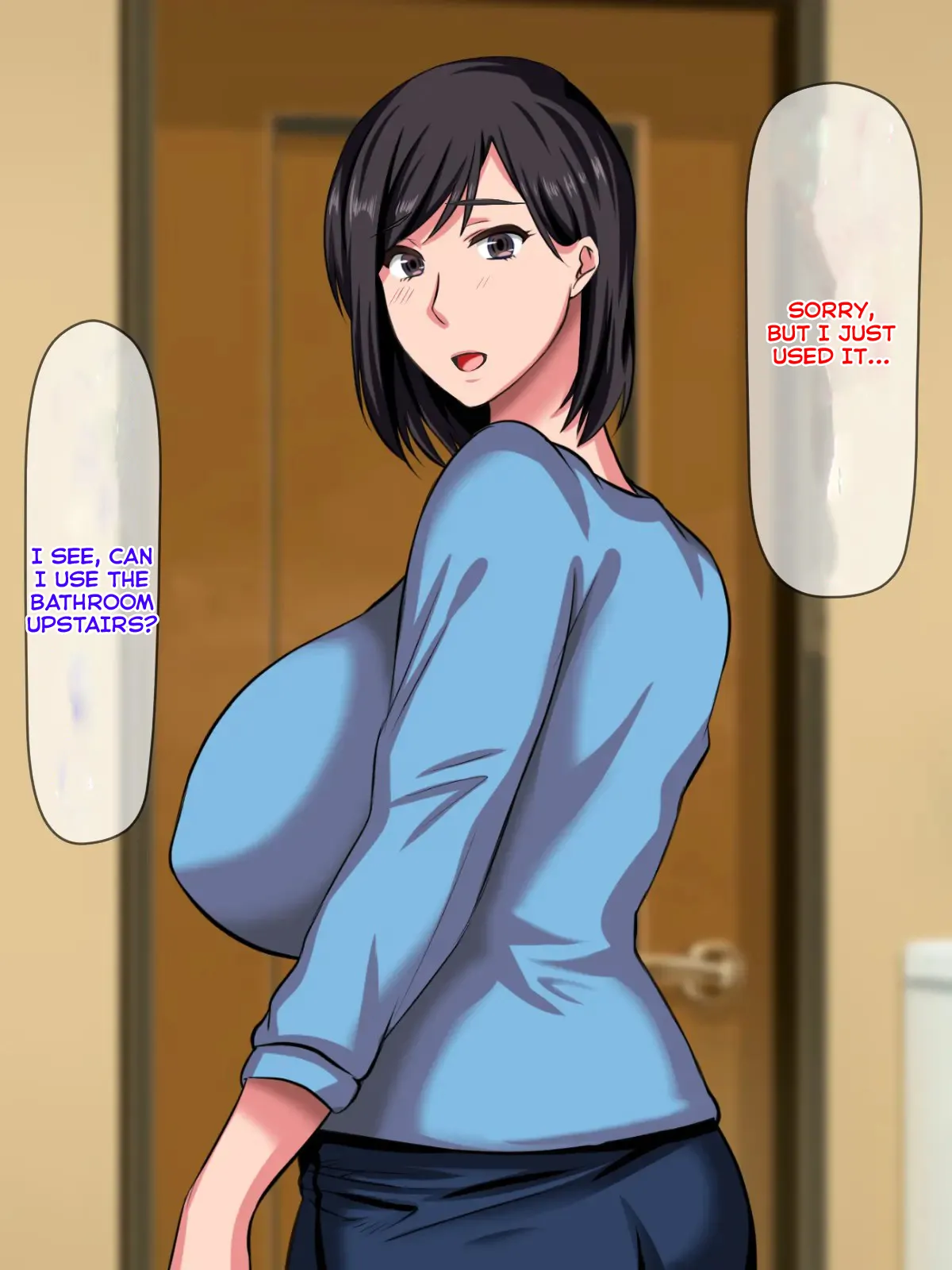 Her mother can't refuse and ends up betraying her daughter ~ Because my husband is getting older, and if he tells me he loves me that much, I'll just...~ page 7 full