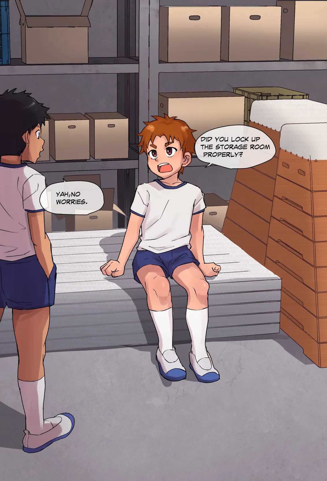 Fixed Point Camera: Physical Education Storehouse page 1 full