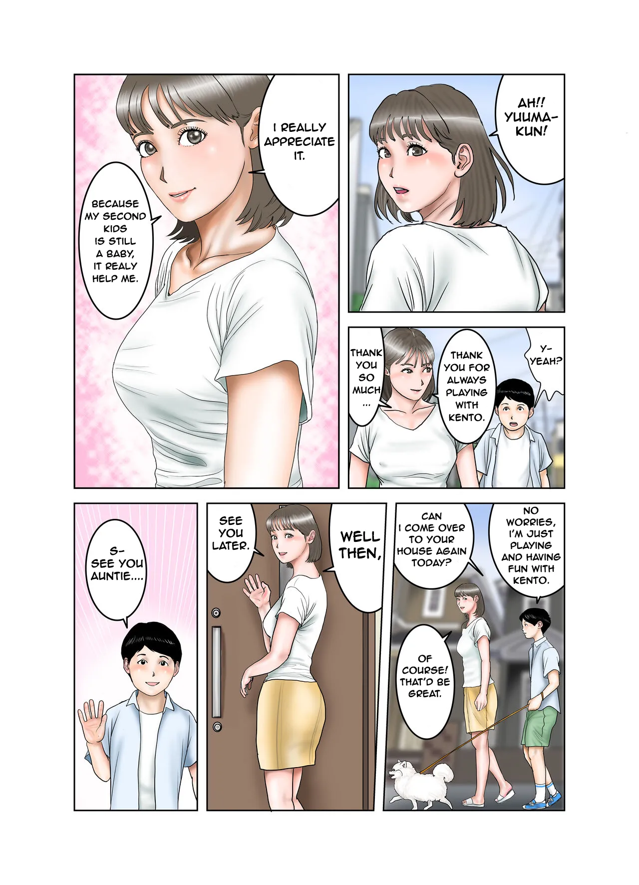 Friend's Mom's Boobs is Mine Part One page 7 full