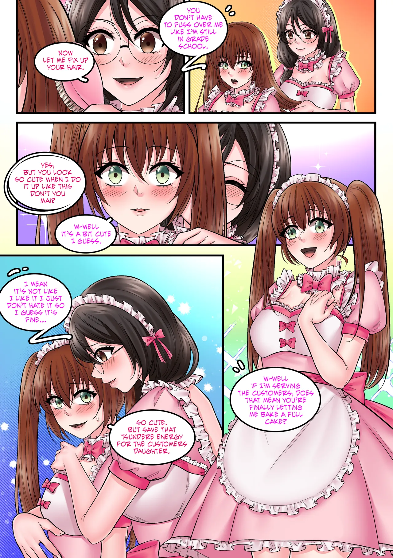 ⚠️Comics Experiment: May I Cafe page 9 full